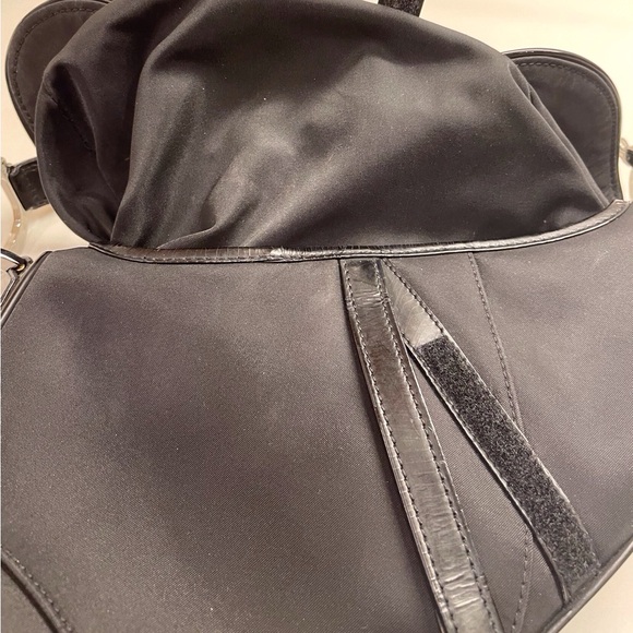 Vintage Dior Saddle Bag -black nylon 2002 - Picture 13 of 14